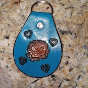 Handcrafted Leather Keychain